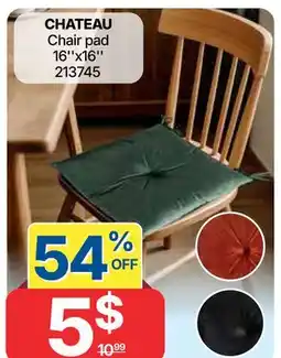 Rossy CHATEAU collection Chair pad offer