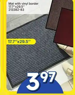 Rossy Mat with vinyl border offer