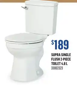 Canac SUPRA SINGLE FLUSH 2-PIECE TOILET offer