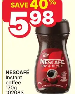 Rossy NESCAFÉ Instant coffee offer