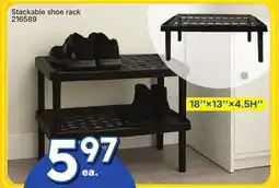 Rossy Stackable shoe rack offer