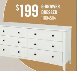 Canac 6-DRAWER DRESSER offer