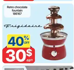 Rossy FRIGIDAIRE Retro chocolate fountain offer