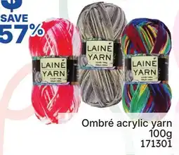 Rossy Ombré acrylic yarn offer