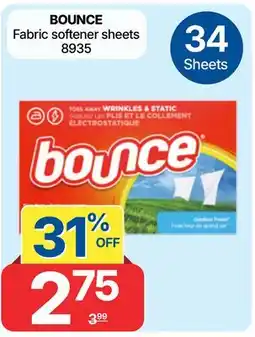 Rossy BOUNCE Fabric softener sheets offer