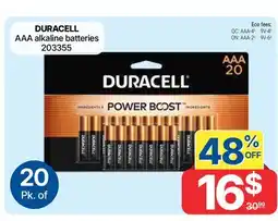 Rossy DURACELL AAA alkaline batteries offer
