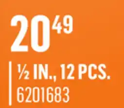 Canac RATCHET WRENCH & SOCKET SET 1/2 IN., 12 PCS offer