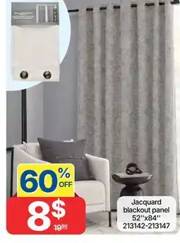 Rossy Jacquard blackout panel offer