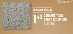 Canac CERAMIC TILES TERRAZZO GRIGIO offer