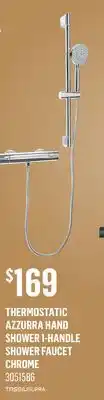 Canac TASSILISUPRA THERMOSTATIC AZZURRA HAND SHOWER 1-HANDLE SHOWER FAUCET CHROME offer