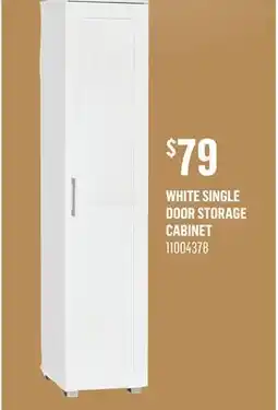 Canac WHITE SINGLE DOOR STORAGE CABINET offer