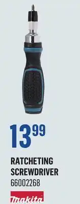 Canac MAKITA RATCHETING SCREWDRIVER offer