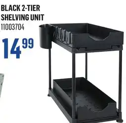 Canac BLACK 2-TIER SHELVING UNIT offer