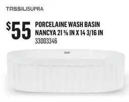Canac Porcelaine Wash Basin offer