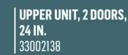 Canac upper unit, 2 doors, 24in offer