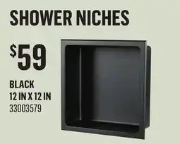 Canac Shower Niche Black offer