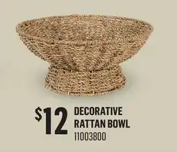 Canac Decorative Rattan Bowl offer