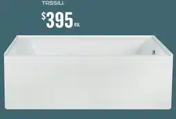 Canac Nord Alcove Bathtub Left-Hand Drain 60inx30in offer