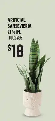 Canac Arificial Sansevieria 21 1/4 in offer