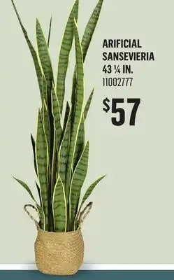 Canac Arificial Sansevieria 43 1/4 in offer