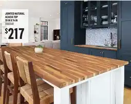 Canac Jointed Natural Acacia Top offer