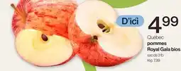 Avril pommes Royal Gala bios offer