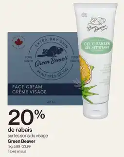 Avril Soins du visage Green Beaver offer