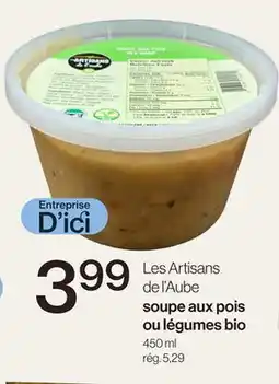 Avril Soupe aux pois ou légumes bio offer