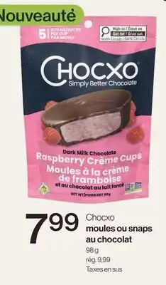 Avril Moules ou snaps au chocolat offer