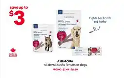 Mondou ANIMORA All dental sticks for cats or dogs offer