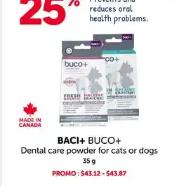 Mondou BACI + BUCO + Dental care powder for cats or dogs 35 g offer