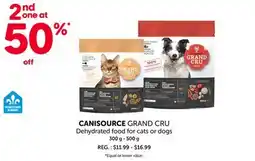 Mondou CANISOURCE GRAND CRU Dehydrated food for cats or dogs offer