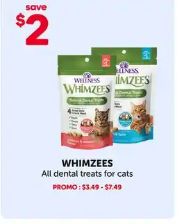 Mondou WHIMZEES All dental treats for cats offer
