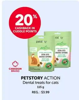 Mondou PETSTORY ACTION Dental treats for cats offer