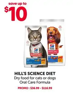 Mondou HILL'S SCIENCE DIET Dry food for cats or dogs Oral Care Formula offer