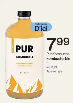 Avril Kombucha bio offer