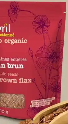 Avril graines de lin entières bios offer