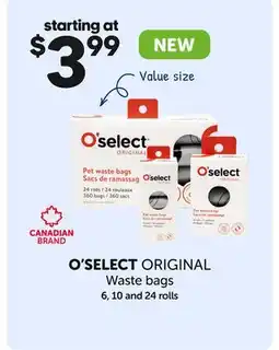 Mondou O'SELECT ORIGINAL Waste bags offer