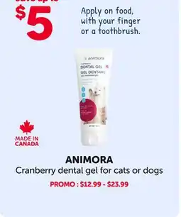 Mondou ANIMORA Cranberry dental gel for cats or dogs offer