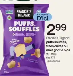 Avril puffs soufflés, frites cuites ou maïs gonflé bios offer