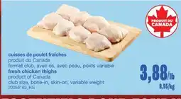 Wholesale Club CUISSES DE POULET FRAÎCHES offer