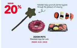 Mondou ZOOM PETS Matatabi toys for cats offer