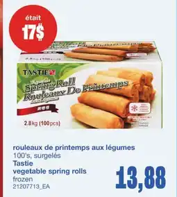 Wholesale Club ROULEAUX DE PRINTEMPS AUX LÉGUMES, 100's offer