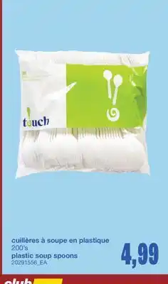 Wholesale Club CUILLÈRES À SOUPE EN PLASTIQUE, 200's offer