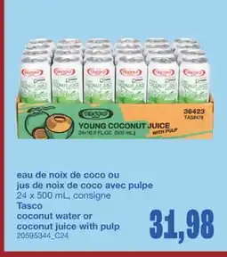Wholesale Club EAU DE NOIX DE COCO OU JUS DE NOIX DE COCO AVEC PULPE offer