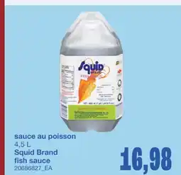 Wholesale Club SAUCE AU POISSON offer