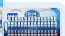 Walmart Great Value AA48 or AAA30 batteries offer