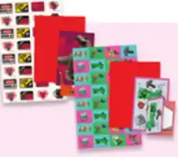 Walmart Licensed Valentine cards and sticker sets offer