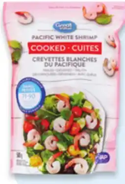 Walmart Great Value cooked shrimp offer