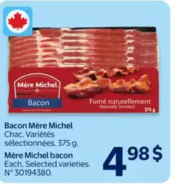 Walmart Mère Michel bacon offer